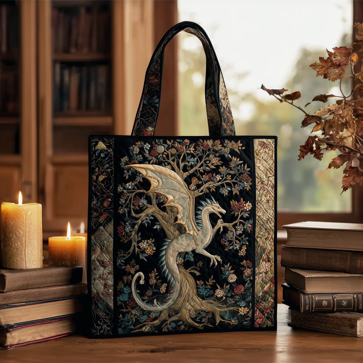 Magical Forestcore Quilted Tote Bag GFTOTL4741