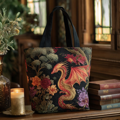 Magical Forestcore Quilted Tote Bag GFTOTL4742