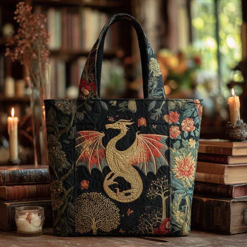 Magical Forestcore Quilted Tote Bag GFTOTL4743