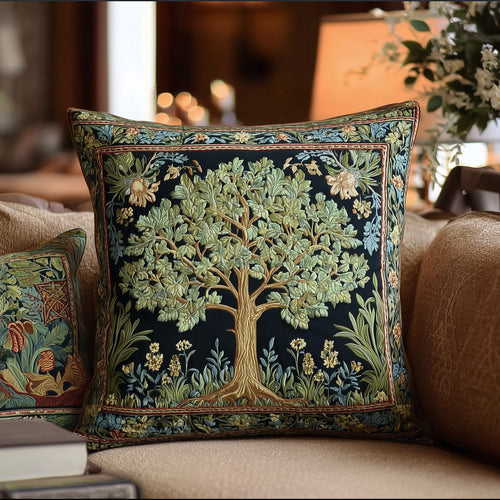 Renaissance Tree of Life Quilted Pillow Case GFTOTL4746