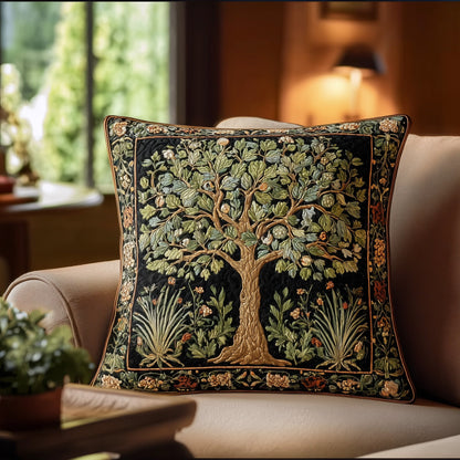 Renaissance Tree of Life Quilted Pillow Case GFTOTL4747