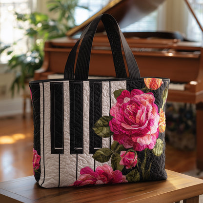 Elegant Piano Quilted Tote Bag GFTOTL4764