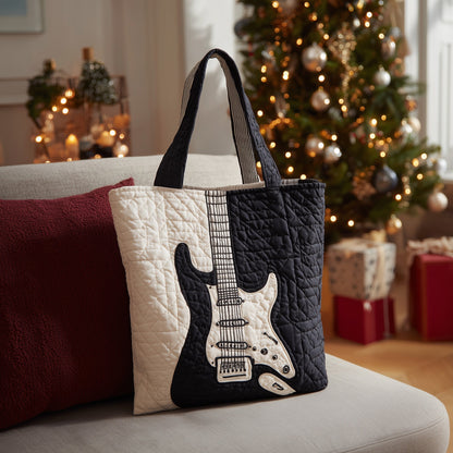Elegant Guitar Quilted Tote Bag GFTOTL4773