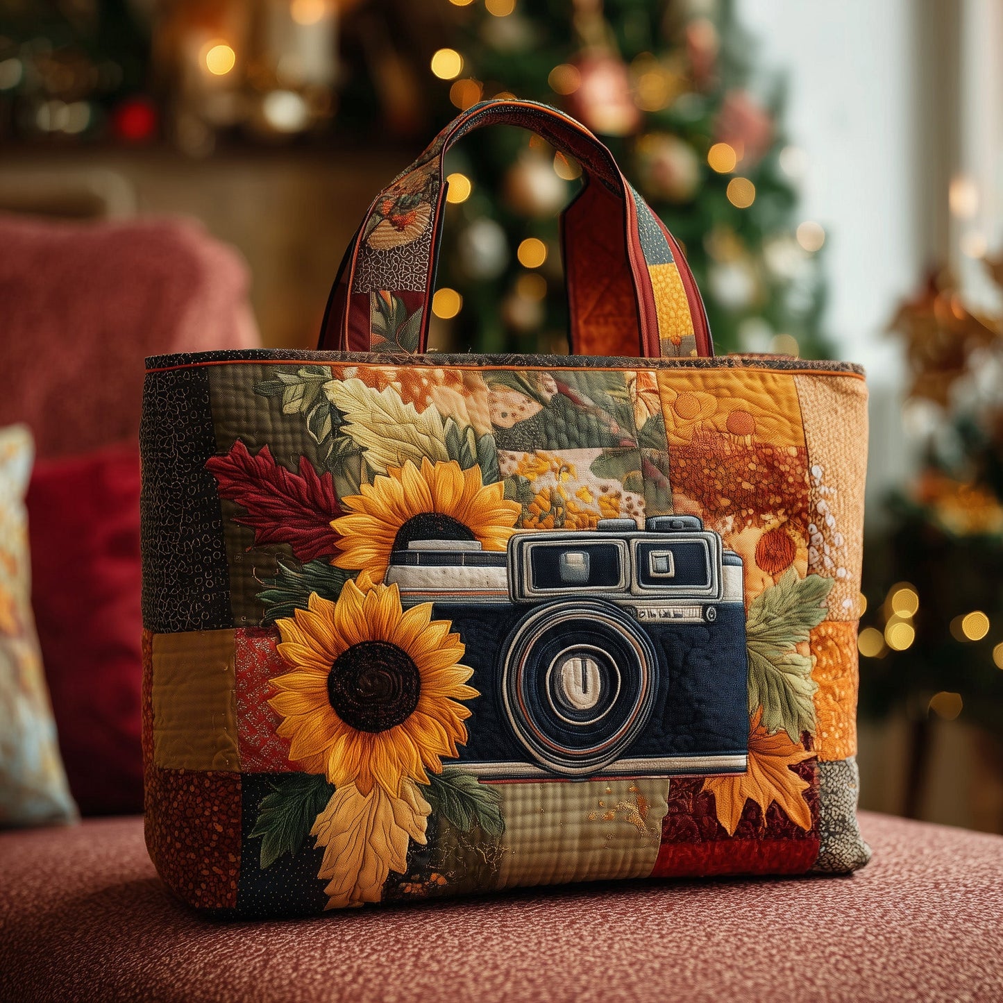 Elegant View of Life Quilted Tote Bag GFTOTL4775
