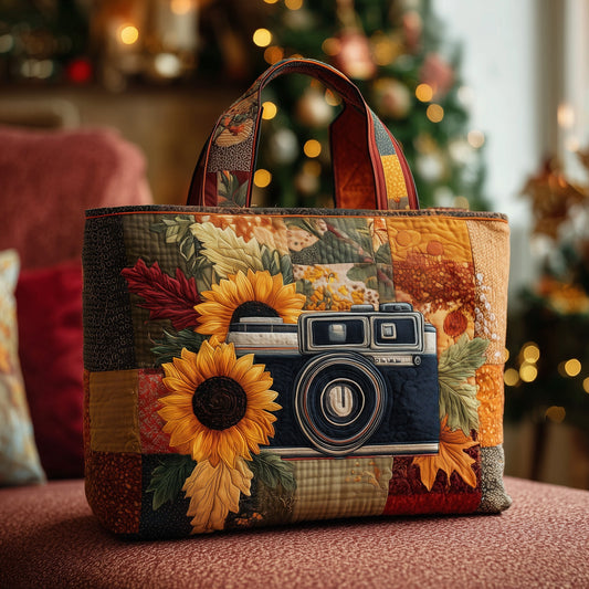Elegant View of Life Quilted Tote Bag GFTOTL4775