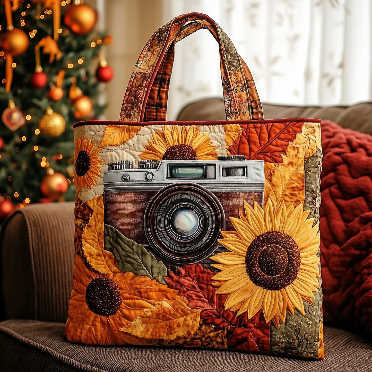 Elegant View of Life Quilted Tote Bag GFTOTL4776