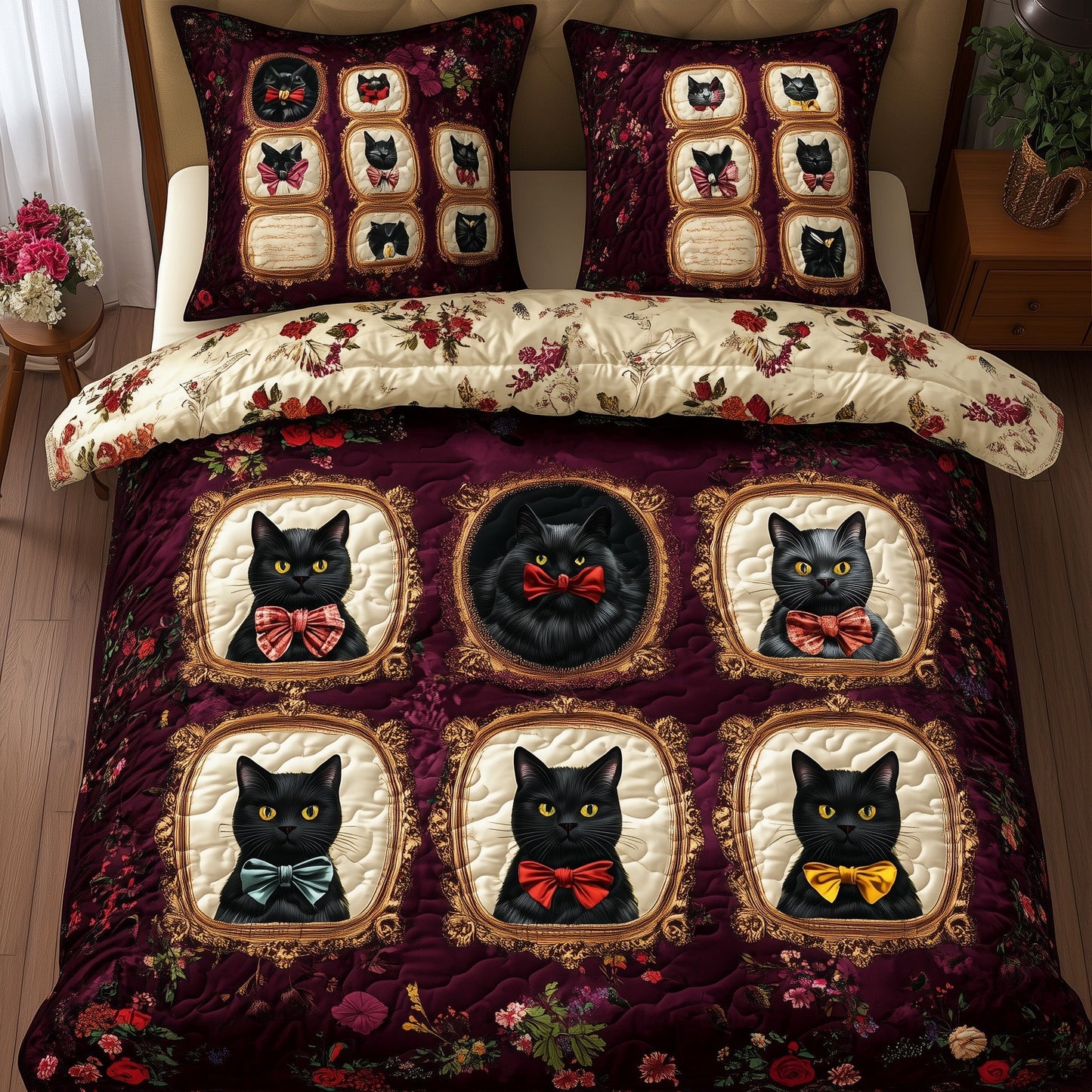 Royal Cat Duvet Cover Set GFTOTL4804