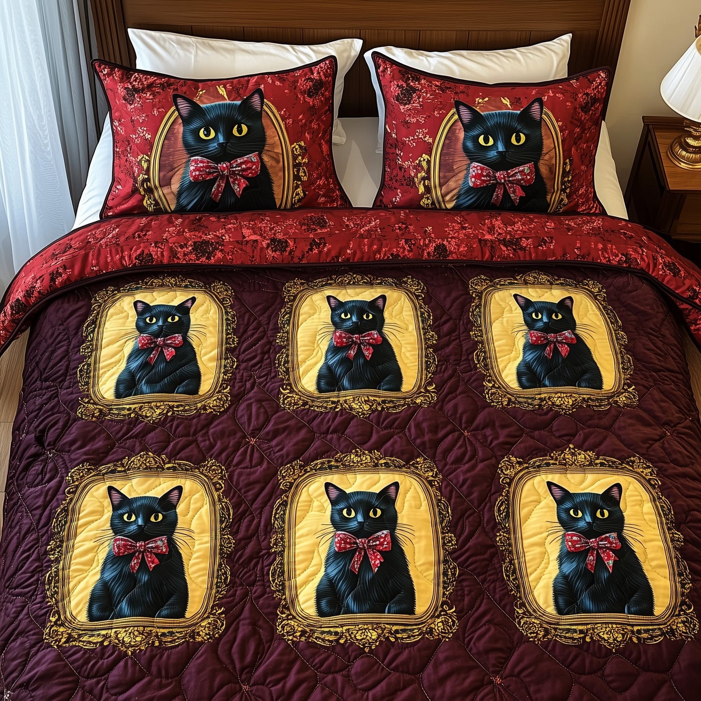 Royal Cat Duvet Cover Set GFTOTL4805