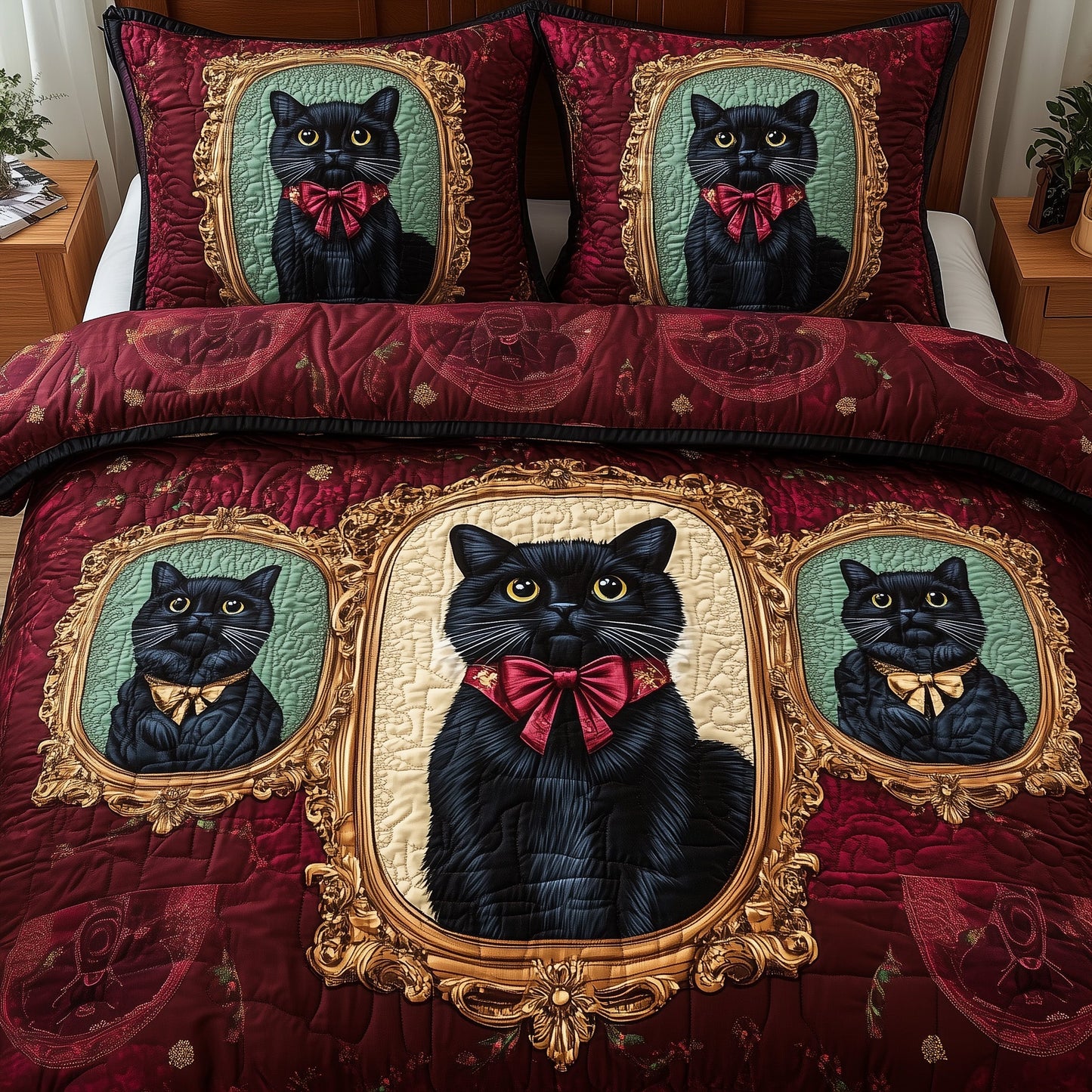 Royal Cat Duvet Cover Set GFTOTL4810