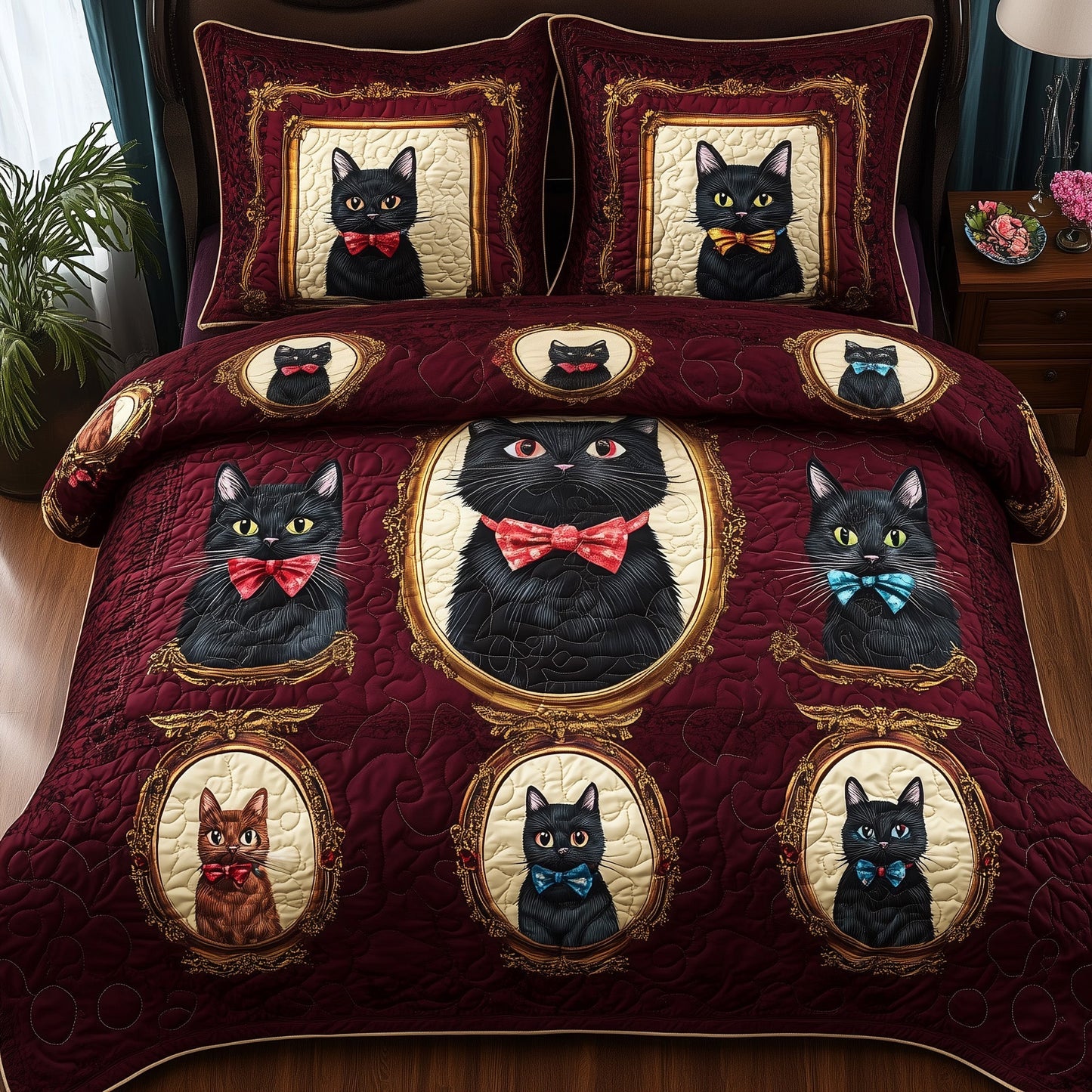 Royal Cat Duvet Cover Set GFTOTL4811