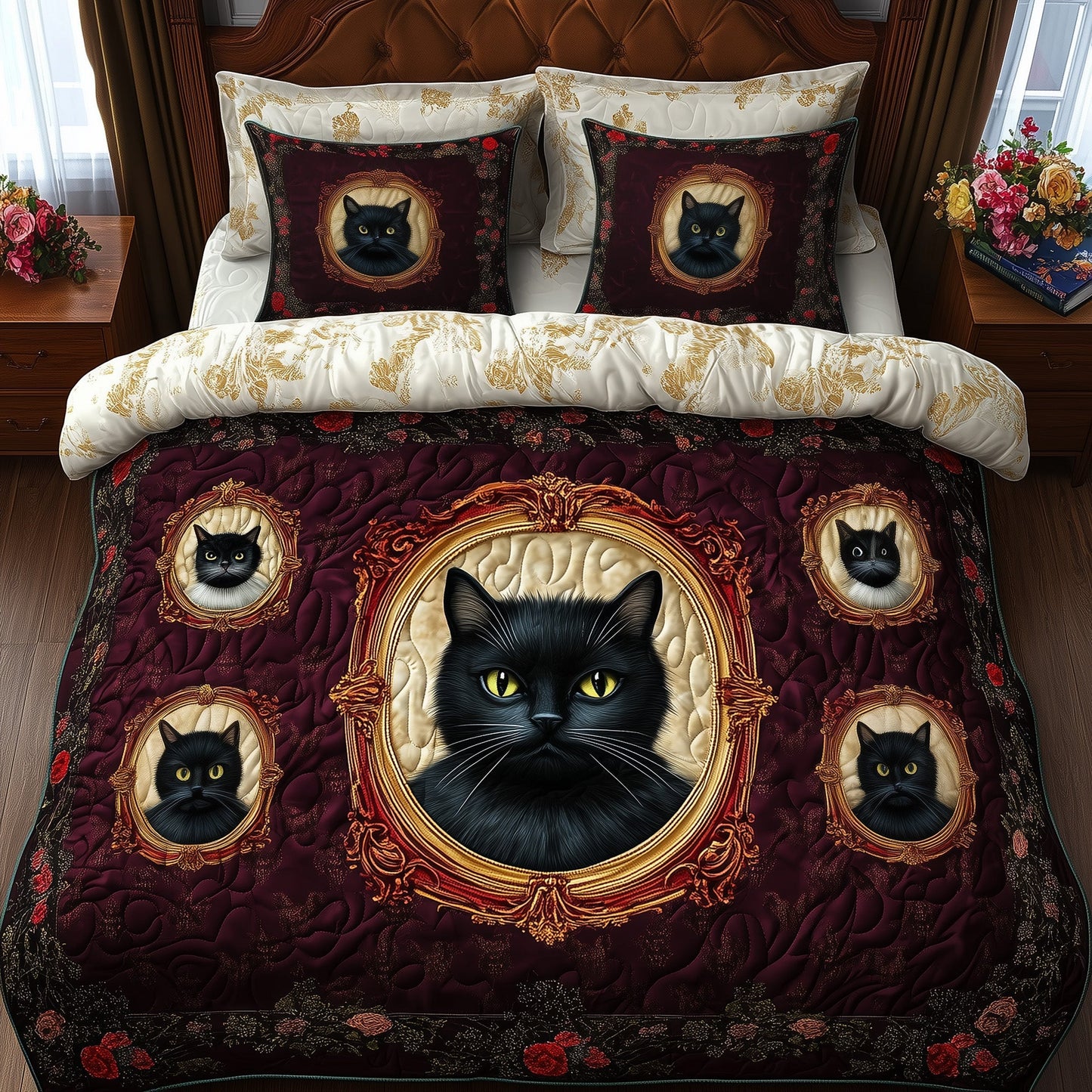 Royal Cat Duvet Cover Set GFTOTL4812