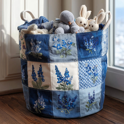 Upcycle Heritage Quilted Laundry Basket GFTOTL4825