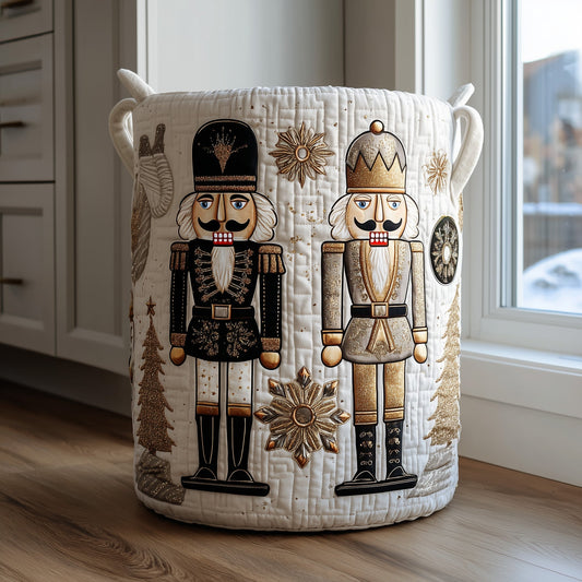 Nutcracker Spirit Quilted Laundry Basket GFTOTL4836