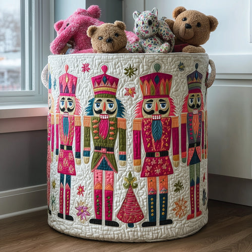 Nutcracker Spirit Quilted Laundry Basket GFTOTL4838