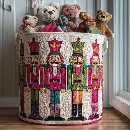 Nutcracker Spirit Quilted Laundry Basket GFTOTL4839