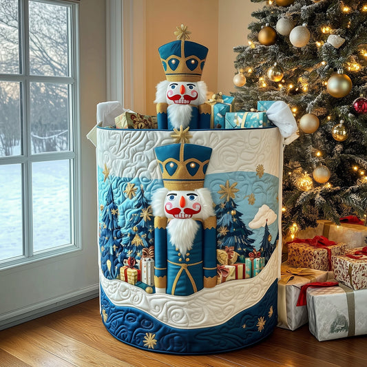 Nutcracker Spirit Quilted Laundry Basket GFTOTL4840