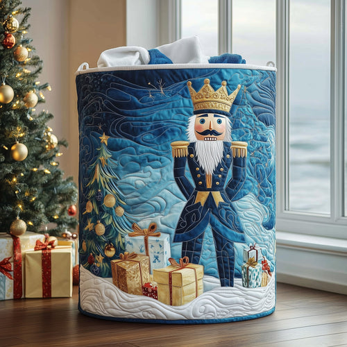 Nutcracker Spirit Quilted Laundry Basket GFTOTL4841
