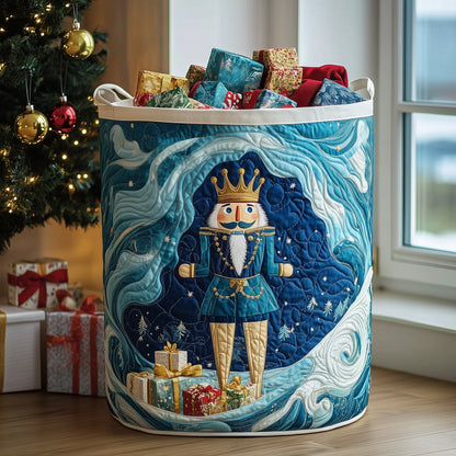 Nutcracker Spirit Quilted Laundry Basket GFTOTL4842