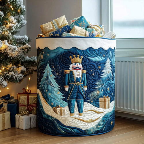 Nutcracker Spirit Quilted Laundry Basket GFTOTL4843