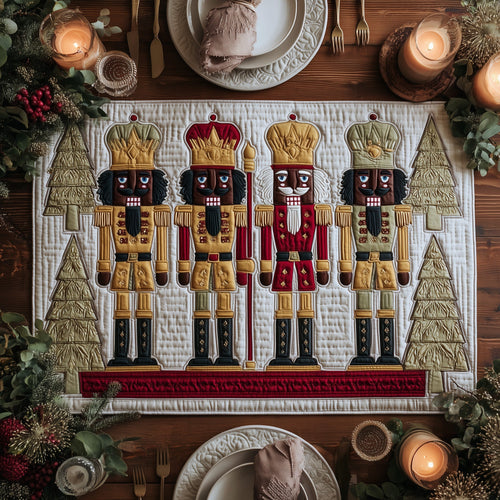 Nutcracker Roots Quilted Table Topper GFTOTL4854