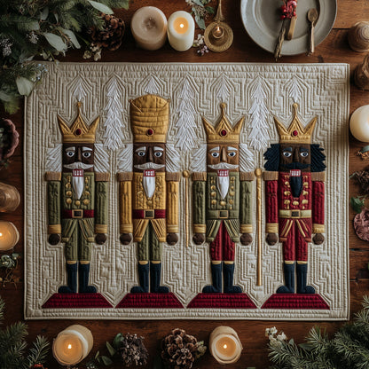 Nutcracker Roots Quilted Table Topper GFTOTL4856