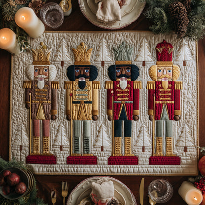 Nutcracker Roots Quilted Table Topper GFTOTL4857