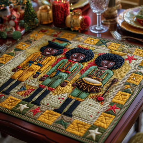 Nutcracker Roots Quilted Table Topper GFTOTL4858