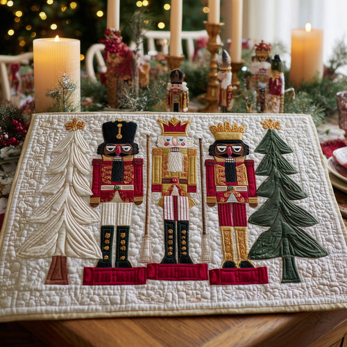Nutcracker Roots Quilted Table Topper GFTOTL4859