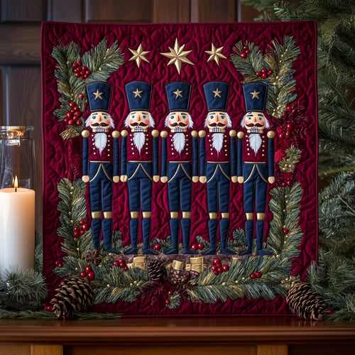 Nutcracker Spirit Quilted Table Topper GFTOTL4863