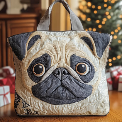 Adore Pug Quilted Tote Bag GFTOTL4890