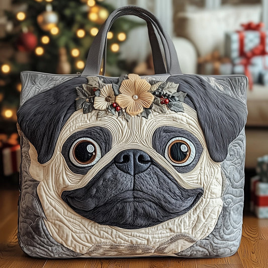 Adore Pug Quilted Tote Bag GFTOTL4891
