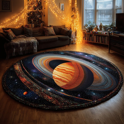 Mystic Nebula Quilted Round Mat GFTOTL4926