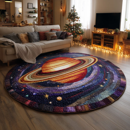 Mystic Nebula Quilted Round Mat GFTOTL4927