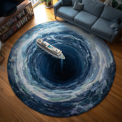 Ocean Hole Quilted Round Mat GFTOTL4932