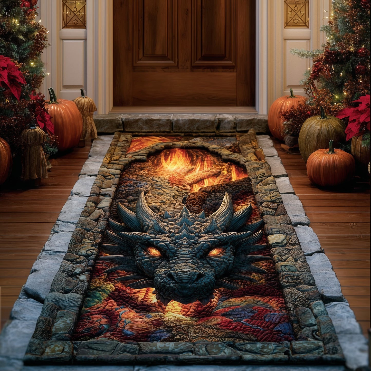 Lava Dragon Runner Rug GFTOTL4938