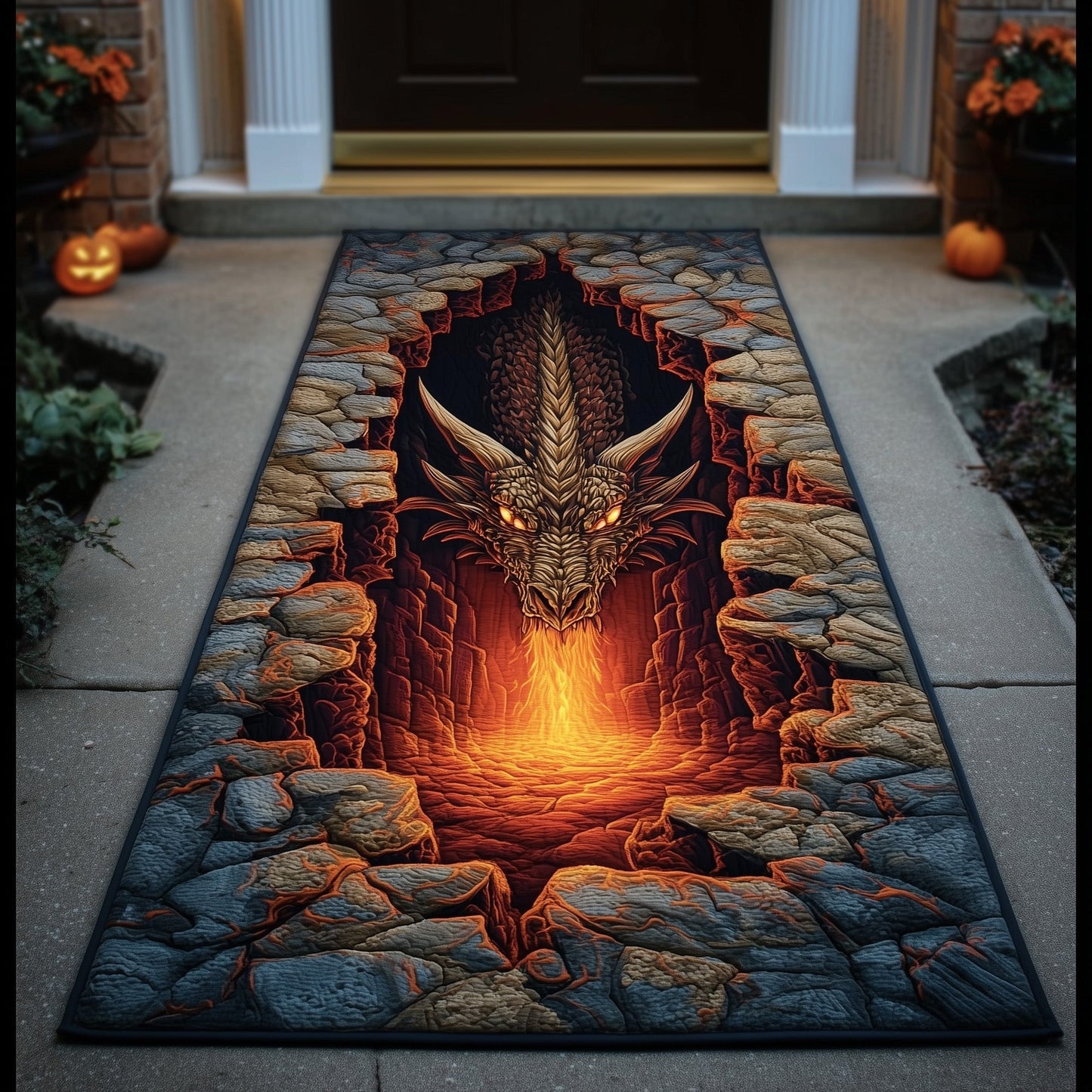 Lava Dragon Runner Rug GFTOTL4944