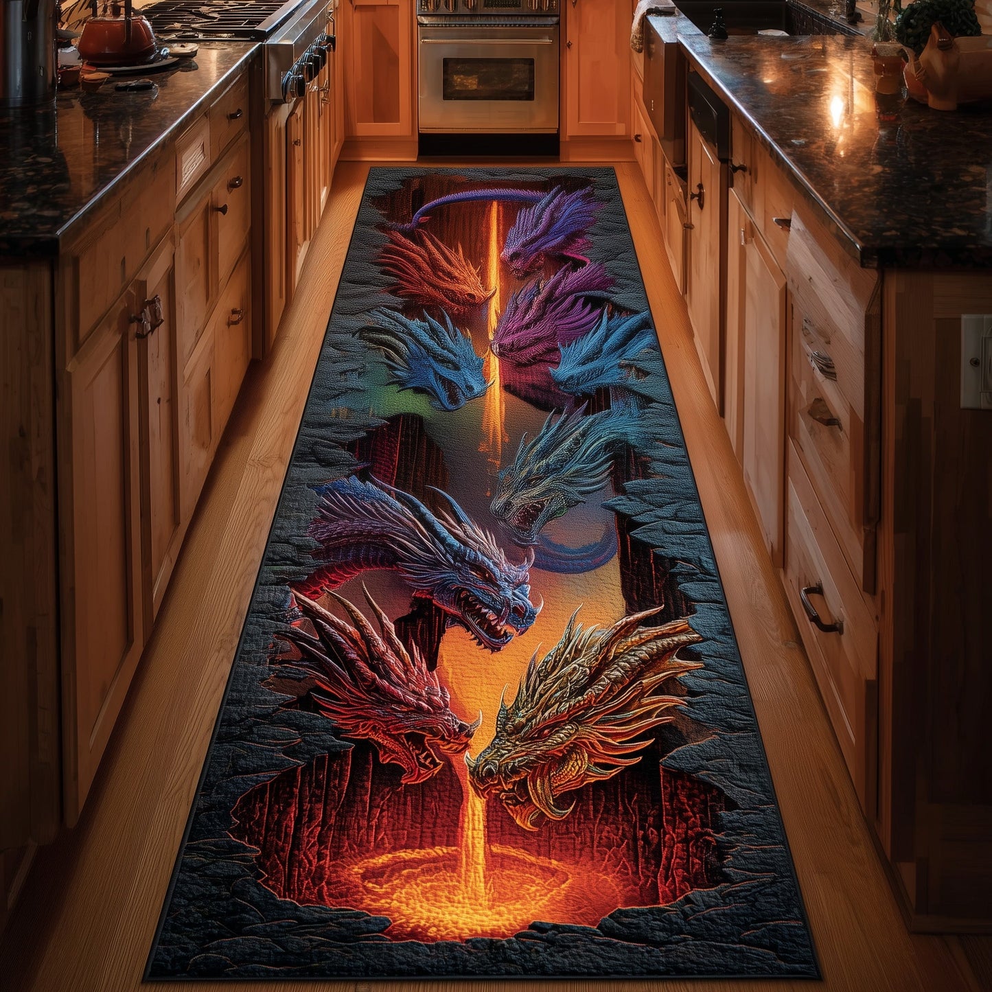 Lava Dragon Runner Rug GFTOTL4945
