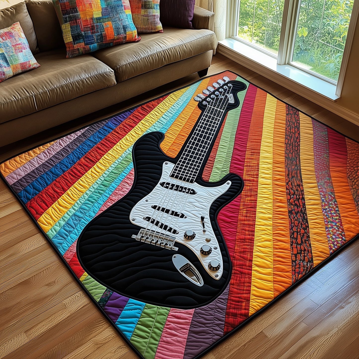 Electric Guitar Area Rug GFTOTL4953