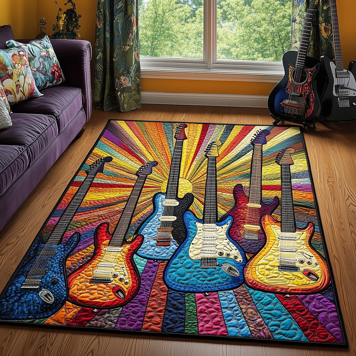 Patchique Rugs Electric Guitar Area Rug GFTOTL4955 – Patchique Store