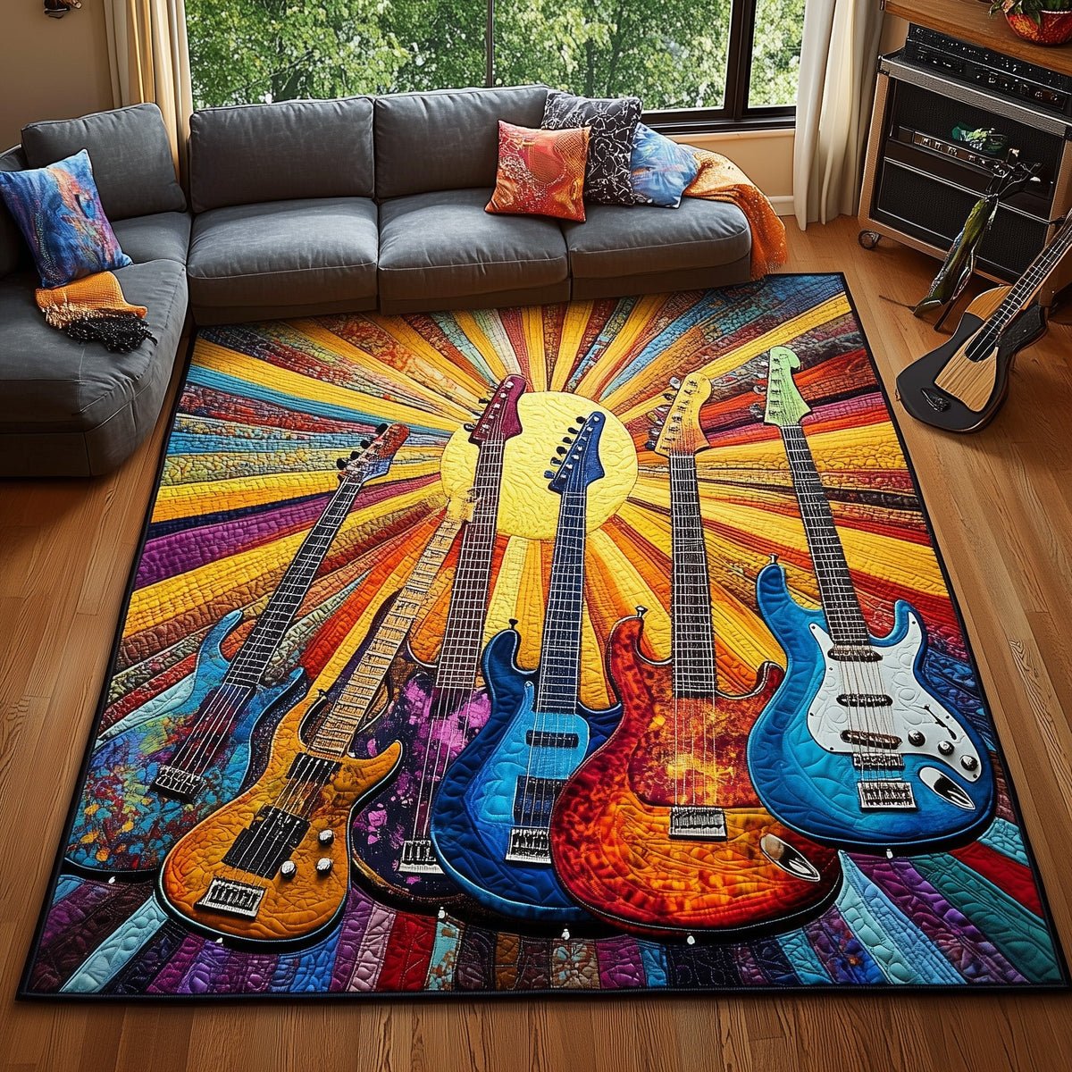 Patchique Rugs Electric Guitar Area Rug GFTOTL4957 – Patchique Store