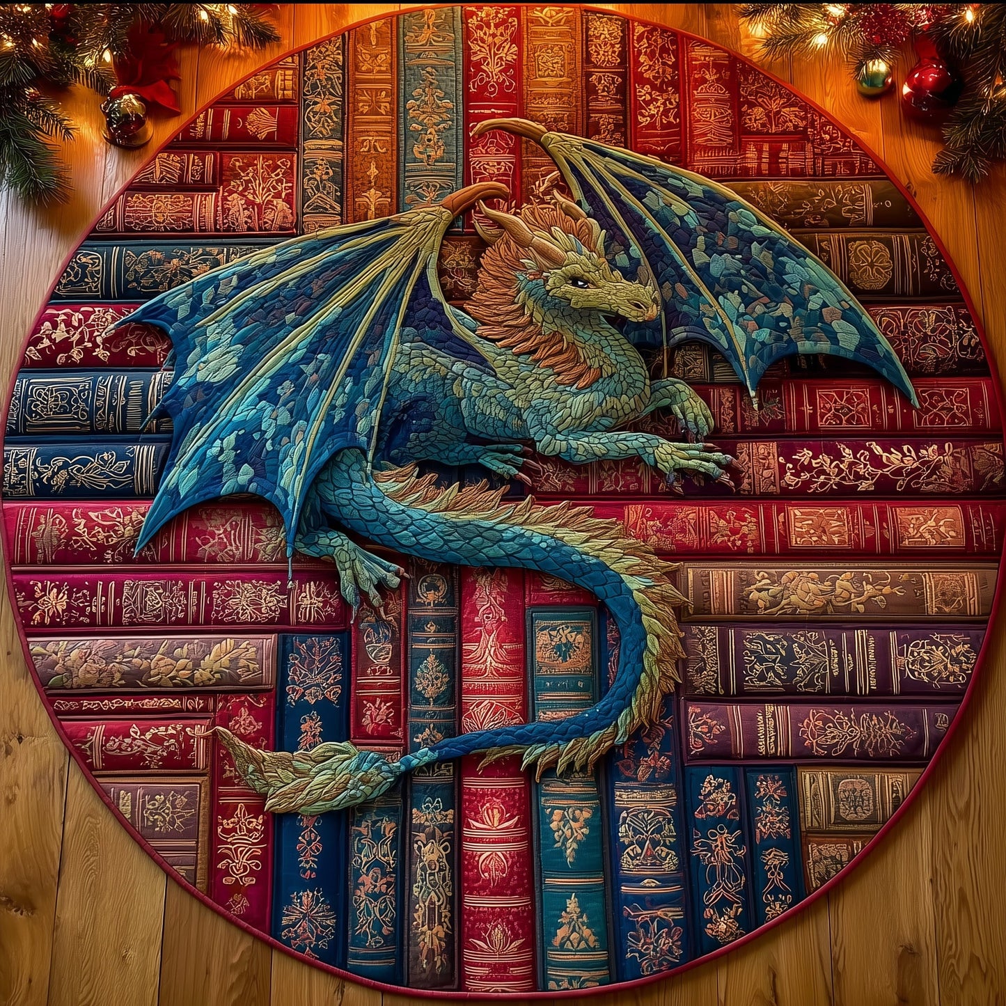 Dragon Quilted Round Mat GFTOTL4960