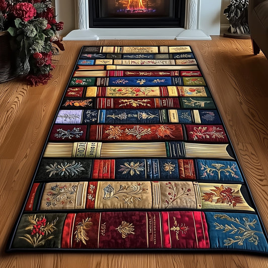 Antique Books Runner Rug GFTOTL4968