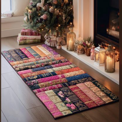 Antique Books Runner Rug GFTOTL4970