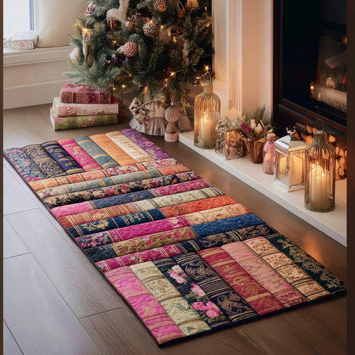 Antique Books Runner Rug GFTOTL4970