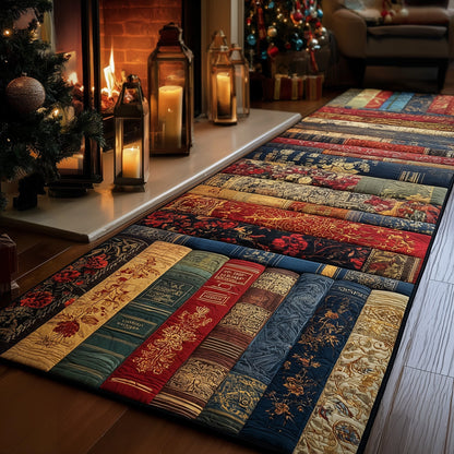 Antique Books Runner Rug GFTOTL4972