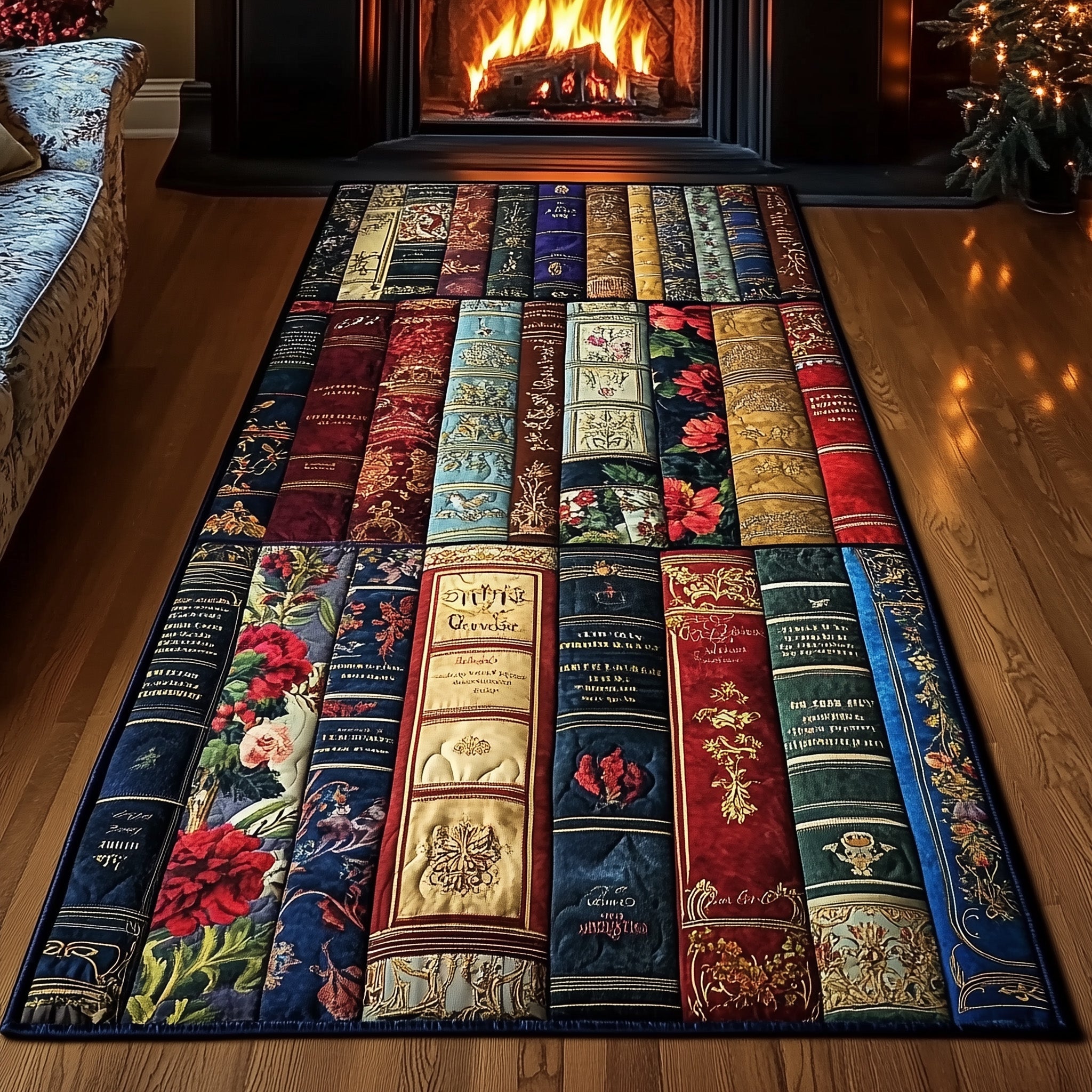 Antique Books Runner Rug GFTOTL4973 – Patchique Store