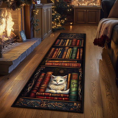 Antique Bookshelf Runner Rug GFTOTL4974