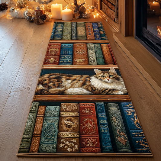 Antique Bookshelf Runner Rug GFTOTL4979