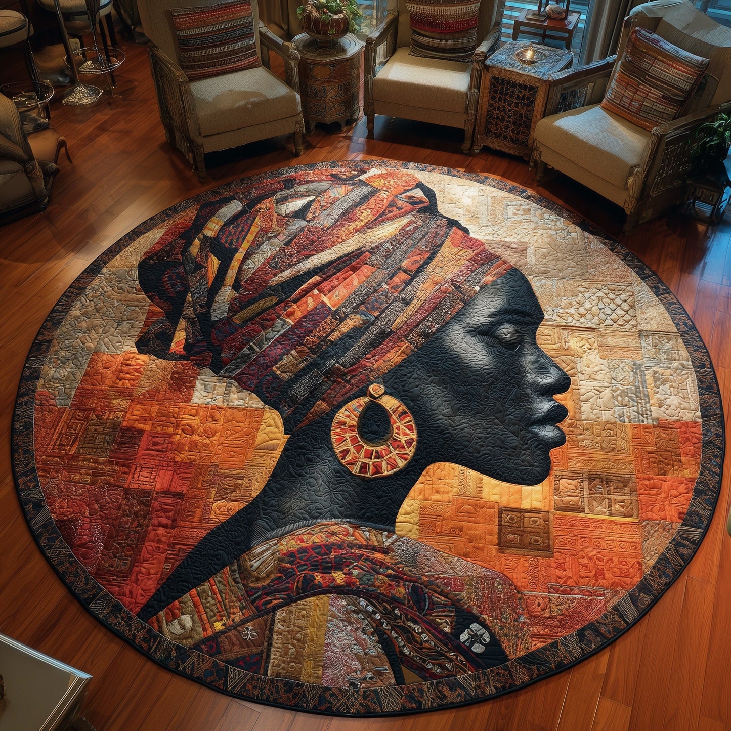 Soulbound Roots Quilted Round Mat GFTOTL4983
