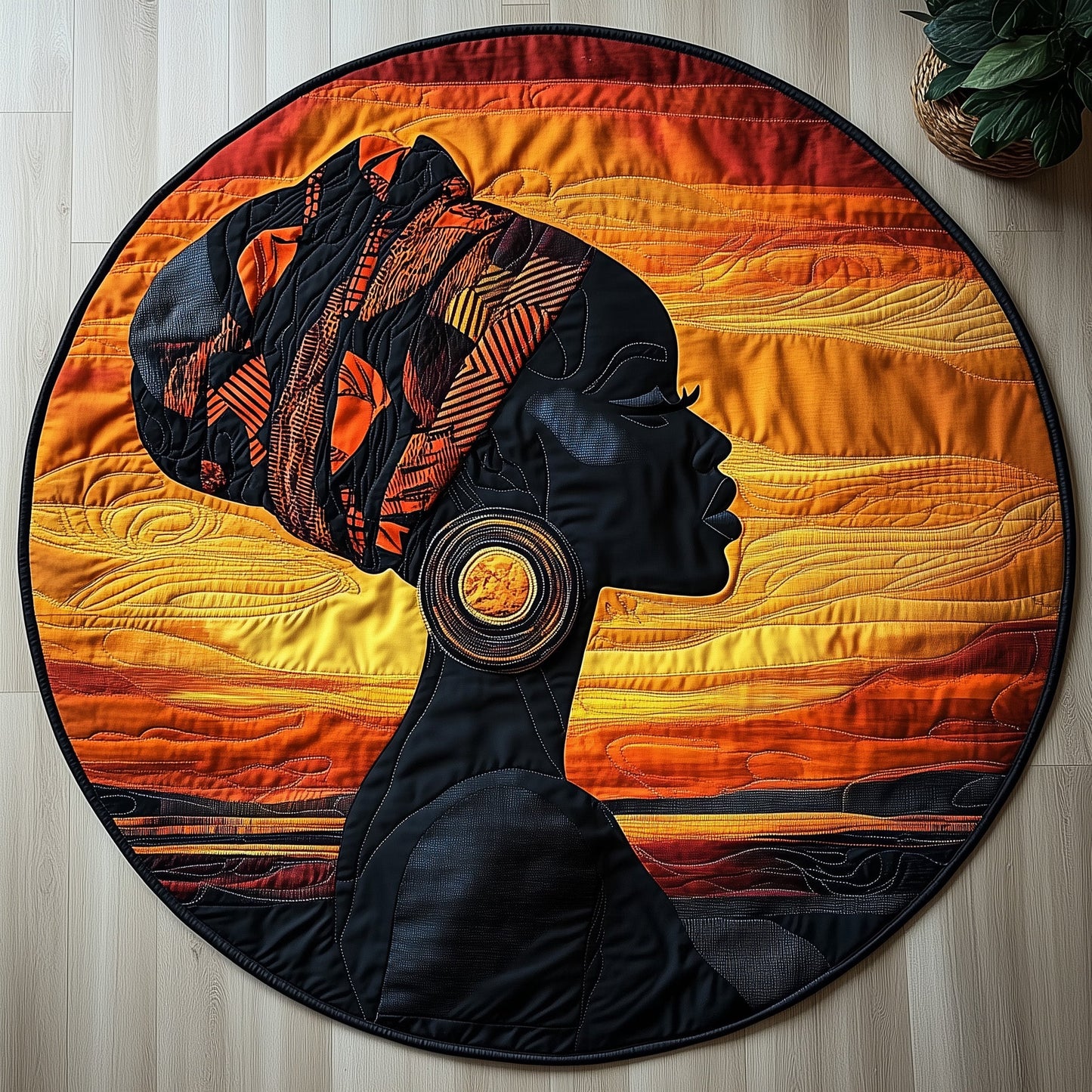 Soulbound Roots Quilted Round Mat GFTOTL4987